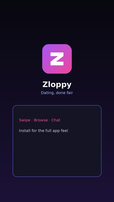 Zloppy mobile view
