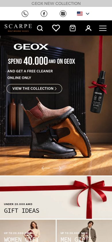 Scarpe mobile view