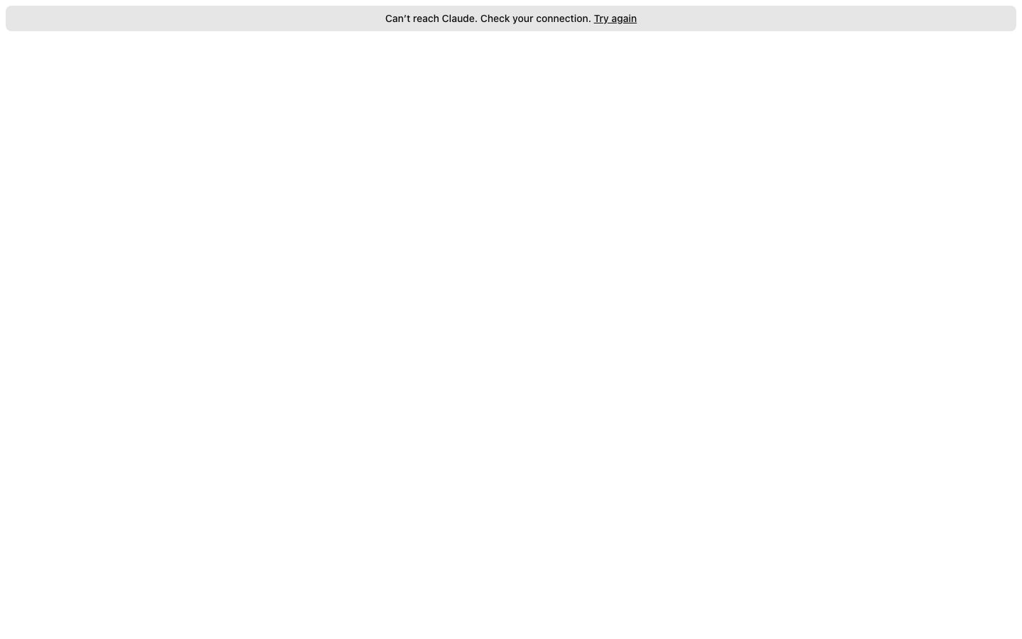 Claude desktop view